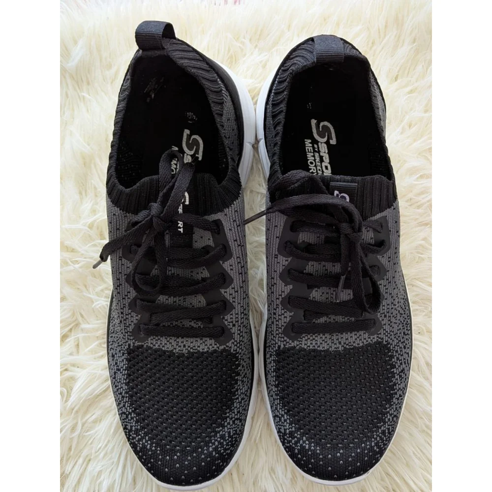 Men's Skechers Sport Sneakers Size 10.5 Black and Gray